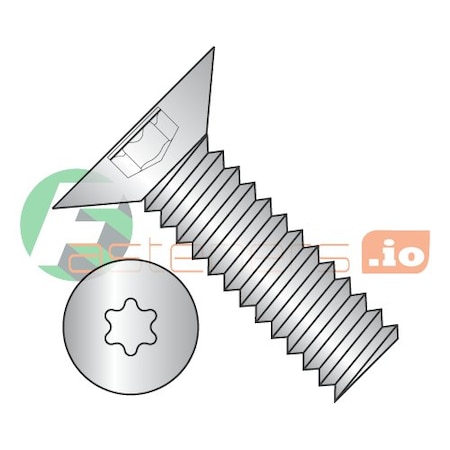 Newport Fasteners #6-32 x 1/4 in Torx Flat Machine Screw, Plain 18-8 Stainless Steel, 5000 PK 385068